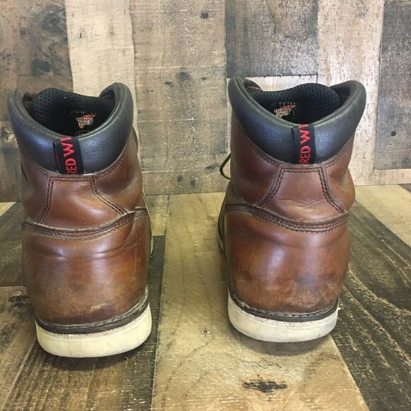 Red Wing 405 Waterproof Moc Toe Work Boots Mens 11.5 D - Picture 5 of 11